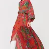 Abito Alice Garden Rosso