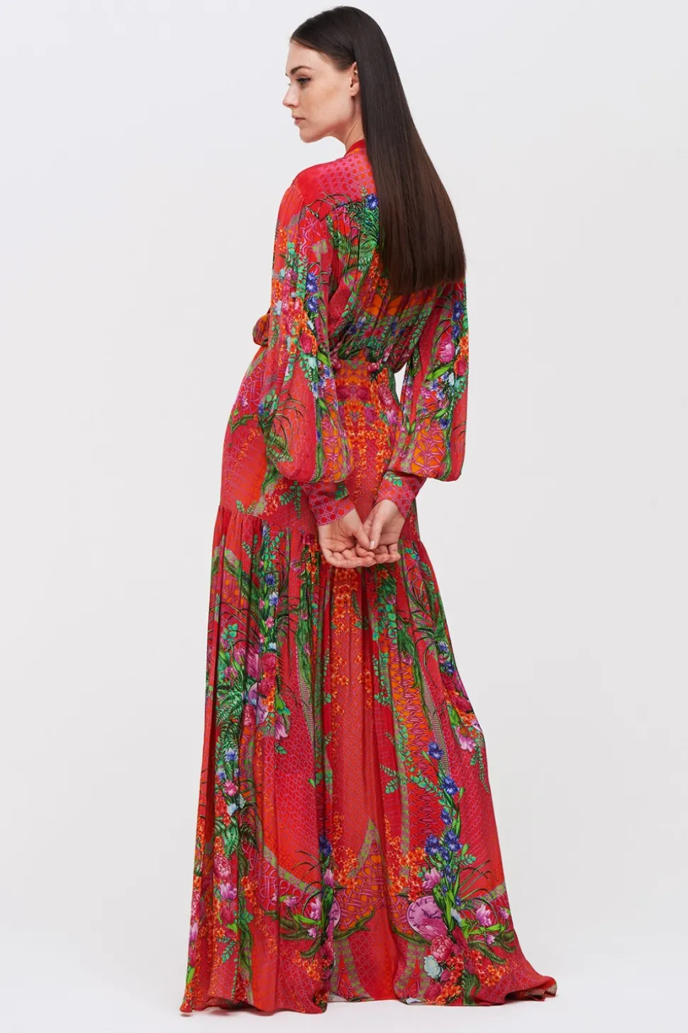 Abito Alice Garden Rosso