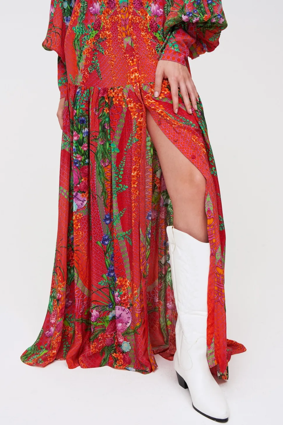 Abito Alice Garden Rosso