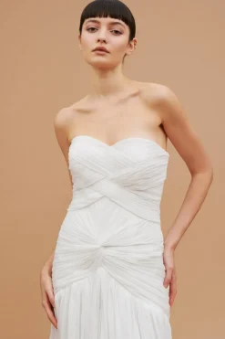 Abito bustier intrecci