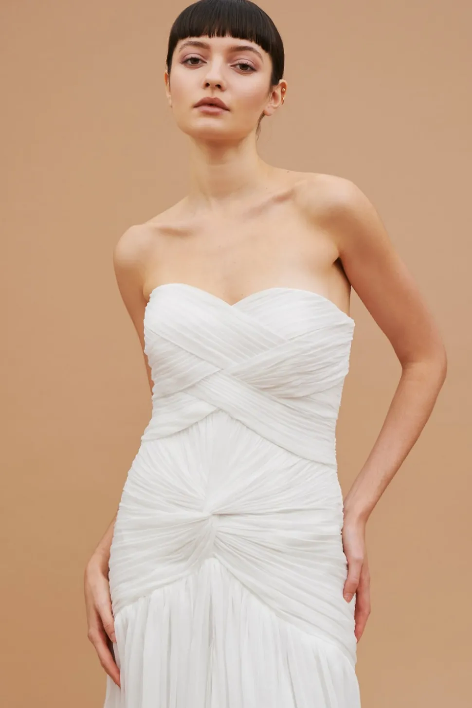 Abito bustier intrecci