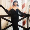 Abito bustier nero