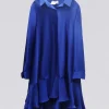 Abito camicia blu