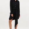 Abito camicia gessato