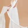 Abito con fusciacche chiffon