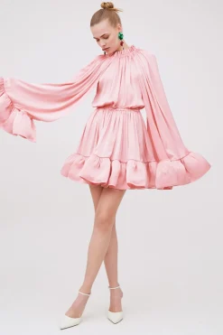 Abito corto rosa