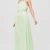 Abito cutout lime