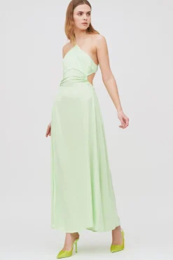Abito cutout lime