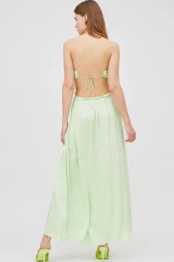 Abito cutout lime