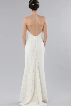 Abito da sposa con schiena scoperta