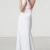 Abito da sposa con scollo a barca