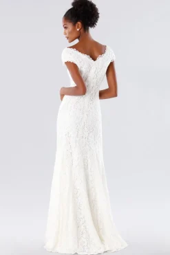 Abito da sposa scivolato in pizzo