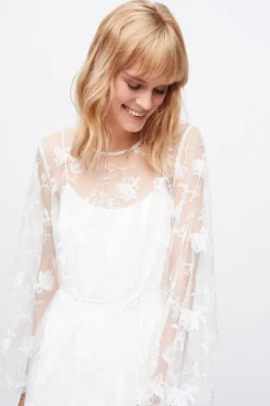 Abito floreale in tulle