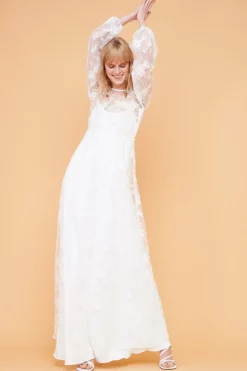 Abito floreale in tulle