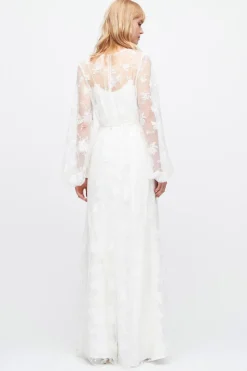 Abito floreale in tulle