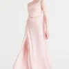 Abito in chiffon rosa