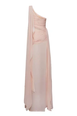 Abito in chiffon rosa