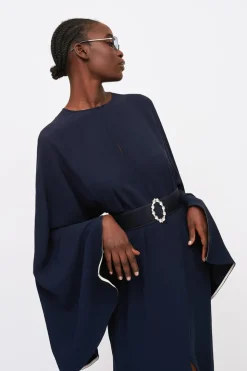 Abito kaftano blu