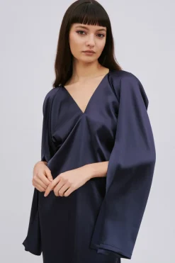 Abito kimono blu
