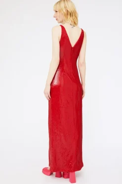 Abito lungo rosso