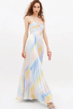 Abito lungo tie&dye