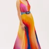 Abito lungo tie&dye