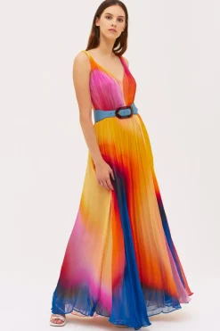 Abito lungo tie&dye