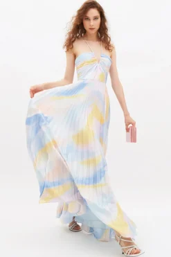 Abito lungo tie&dye
