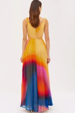 Abito lungo tie&dye