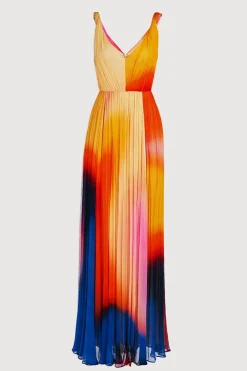 Abito lungo tie&dye