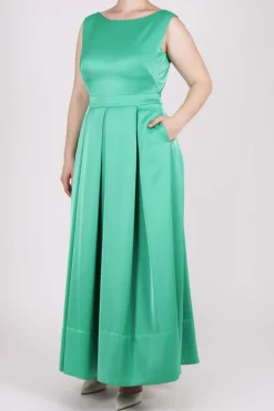 Abito lungo verde