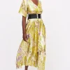 Abito lurex lime