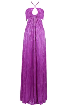 Abito lurex magenta