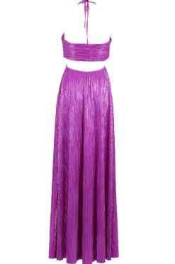 Abito lurex magenta
