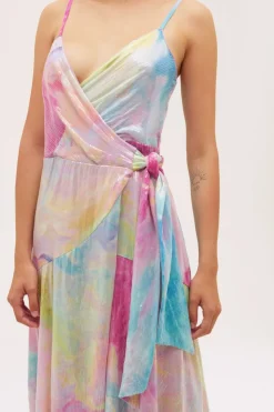 Abito paillettes arcobaleno