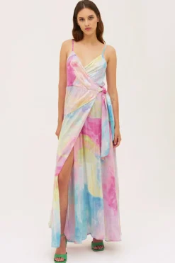 Abito paillettes arcobaleno