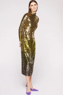 Abito paillettes oro