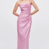 Abito rosa paillettes
