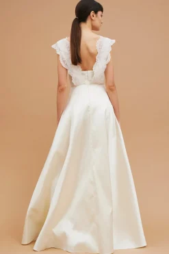 Abito scivolato con pizzo