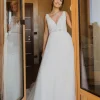 Abito tulle e macramè