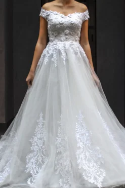 Abito tulle e ricami