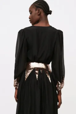 Blusa in seta