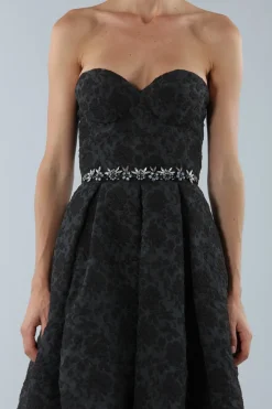 Bustier broccato con Swarovski