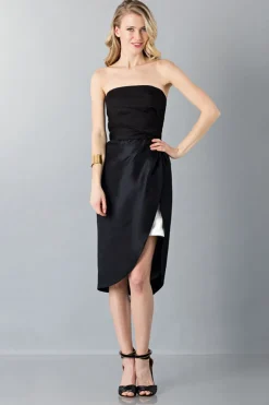 Bustier con spacco