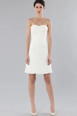 Bustier corto con gonna in pizzo