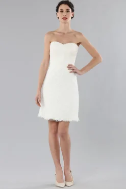 Bustier corto con gonna in pizzo