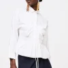 Camicia in cotone bianca