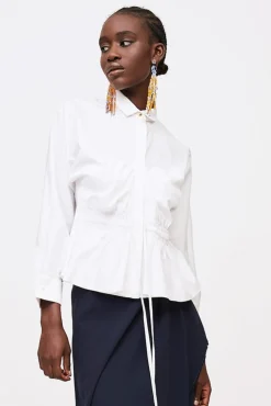 Camicia in cotone bianca