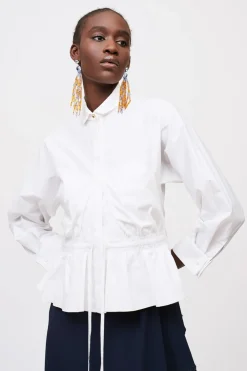 Camicia in cotone bianca