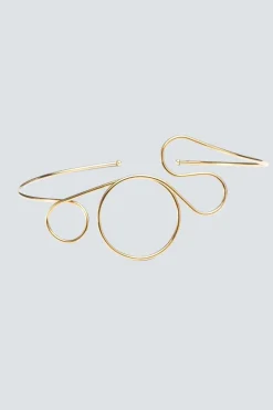 Choker in ottone placcato oro